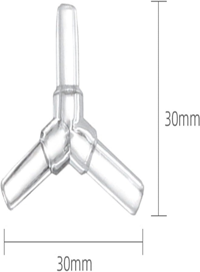WinldMonmo 3-Way Control Lever Valve Distributor Splitter for Aquarium, 5Pcs Transparent, Tubing Connector Hose Fittings for Pumps and Filters - Image 4